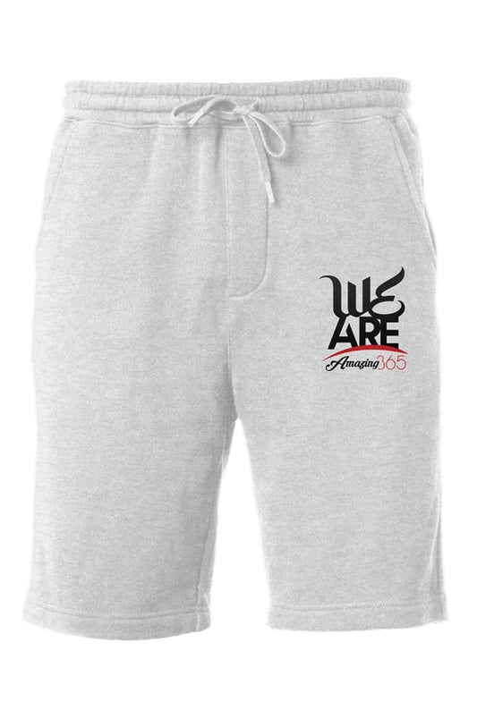 We Are Amazing Fleece Shorts - Heather Grey