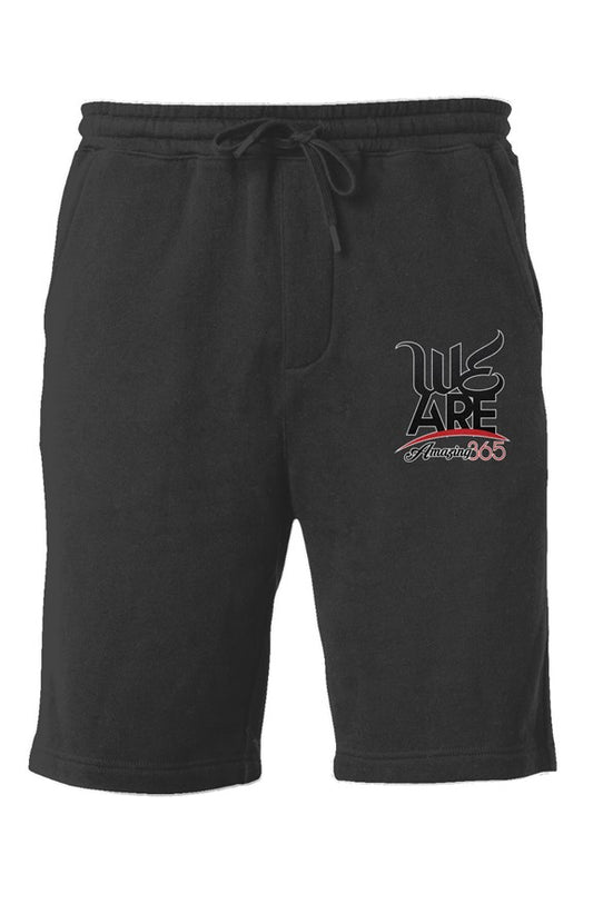 We Are Amazing Fleece Shorts - Black